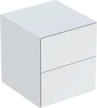 Keramag Keramag - Geberit One Armario Lateral Con Dos Cajones, 45x49.2x47cm