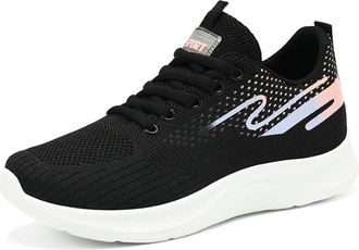 Generic Womens Breathable Mesh Slip On Sneakers for Casual Walking Gym Sports Outdoor Athletic Comfort Footwear with Flat Sole Mens Trainers Chunky Women Runn