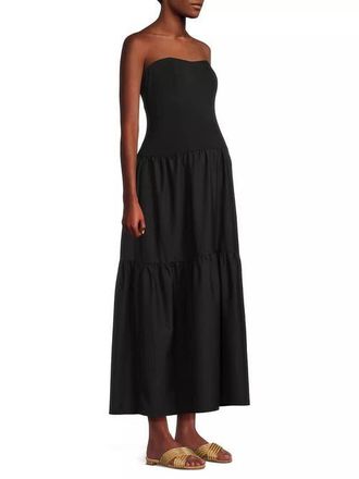 Emilia George Evelyn Dress in Black at Nordstrom, Size X-Small