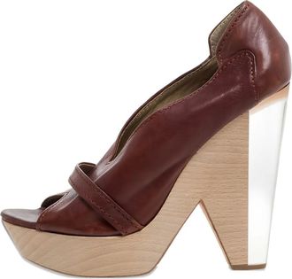 Chloé Pumps con plateau 125mm - Marrone