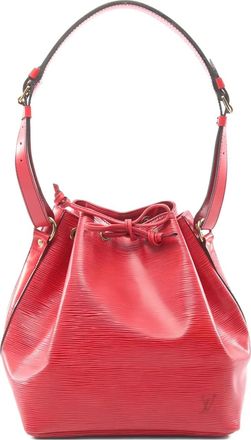 Louis Vuitton 1991 Petit No&eacute; &Eacute;pi-leather bucket bag - Red