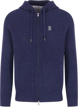 Brunello Cucinelli Hombre, Jerseys, Azul, Talla: XL
