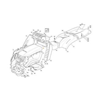 STIGA Sports Capot Superior Tcx-stiga Rojo Ggp Original Stiga - 325076871/1