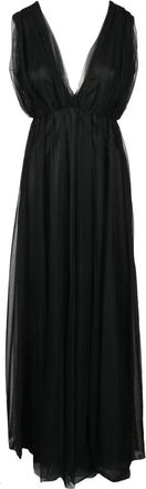 Siste's Black Long Tulle Dress