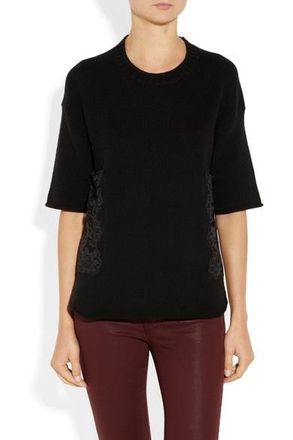 By Malene Birger black wool Biby sweater Size M