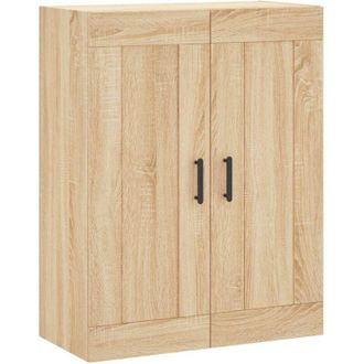 vidaXL Wall Mounted Cabinet Sonoma Oak 69.5x34x90 cm Engineered Wood vidaXL