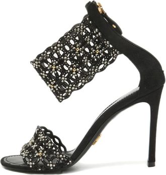 Louis Vuitton Sandali con cristalli - Nero