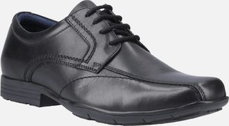 Pod Mens Pod Angus Leather Mens Black Lace-Up Shoes - Size: 11