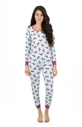 Leveret Womens Cotton Matching Family Pajamas, Dream Weaver Prints in Unicorn at Nordstrom, Size X-Large