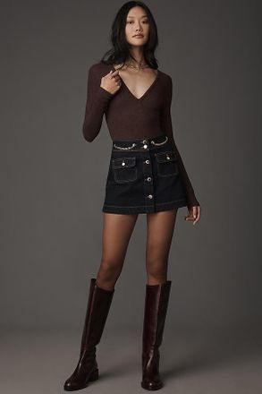 Retrof&ecirc;te Kornelia Denim Mini Skirt