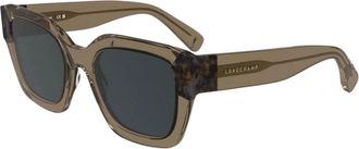 Longchamp Lo 771S N Zonnebril - Dames - Zonnebrillen - Bruin - 50 MM - Accessoires