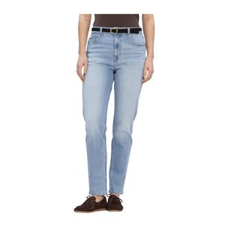 Calvin Klein Jeans, Dames, Blauw, W30 L32, Katoen, New Mom Jean