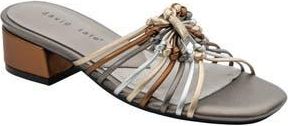 David Tate Excellent Strappy Slide Sandal in Metallic Multi at Nordstrom Rack, Size 10.5
