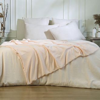 Febronie Colcha algod&oacute;n 230x250 rosa