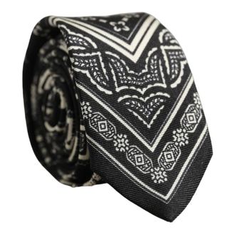Dolce & Gabbana Patroon Zijden Strikdas - Heren - Accessoires - Veelkleurig - Maat: ONE Size Zijde