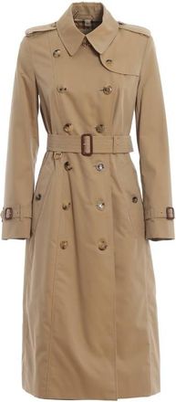 Burberry Chelsea Heritage Long Trench Coat, Brand Size 6 ( US Size 4 )