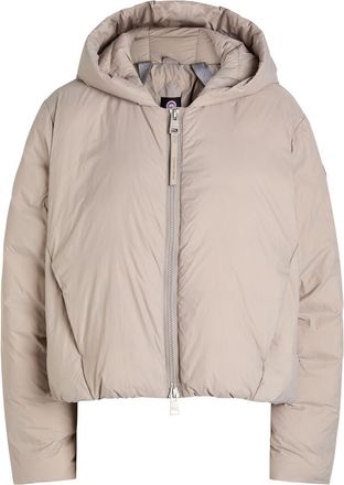 Canada Goose Elba Hooded Padded Nylon Jacket - Light Grey - S (UK8-10 / S)