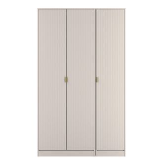 Welcome Furniture Breda Ready Assembled 3 Door Wardrobe in Kashmir Matt - Welcome Furniture | TJ Hughes