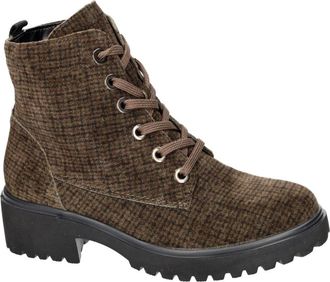 Waldl&auml;ufer Schoenen, Dames, Bruin, 40 1/2 EU, Tweed, 716801 H-Luise