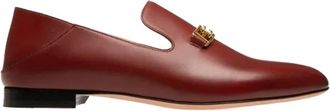 Bally Darcie Leather Slip-On Loafers, Brand Size 35 ( US Size 4.5 )