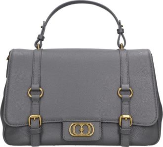 La Carrie Large Atena Bag - Dames - Handtassen - Grijs - ONE Size - Leer - Tassen