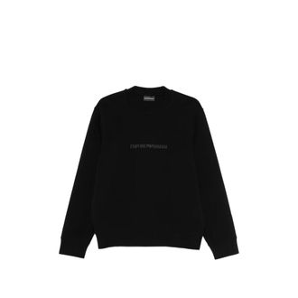 Emporio Armani Logo-detail Crew-neck Sweatshirt