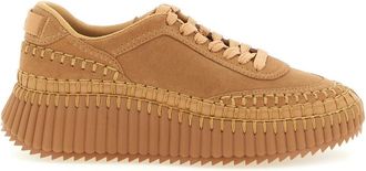 Chlo&eacute; Beige Nama Sneakers
