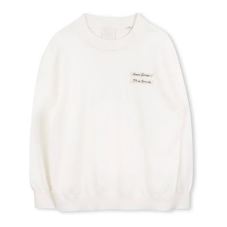 Givenchy Kids Sweatshirts, male, White, 4 Y, Logo Appliqu&eacute; Sweatshirt