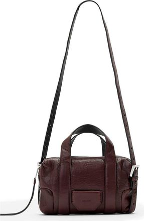 AllSaints Ares G Compact Crossbody Bag in Port Red at Nordstrom