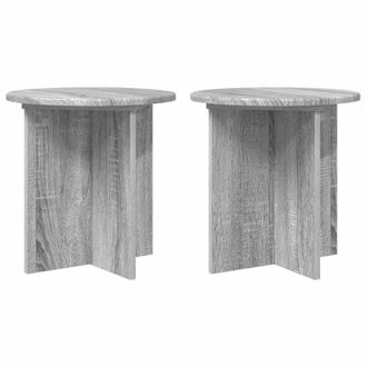 vidaXL Soporte De Plantas 2 Pcs Gris Sonoma 40 X 40 X 40 Cm Vidaxl