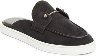 Christian Louboutin Chanme Sneaker Loafer Mule in Black at Nordstrom, Size 10.5Us