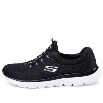 Skechers (WMNS) Skechers Summits Black White 12980-BKW
