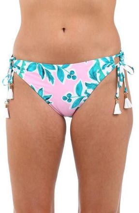 La Blanca Opulent Hipster Bikini Bottoms in Pink Multi at Nordstrom Rack, Size 14