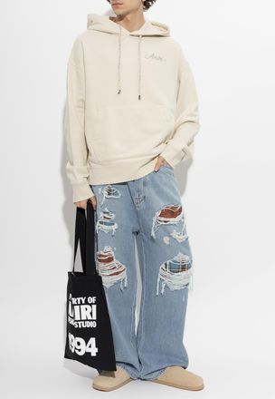 Amiri Hoodie, Mens, Cream