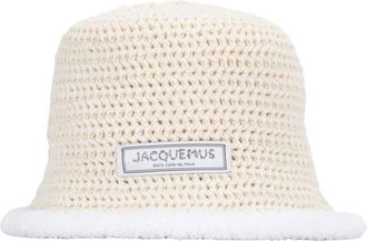 Jacquemus Le Bob Bordino - Dames - Hoeden - Wit - ONE Size - Katoen - Accessoires