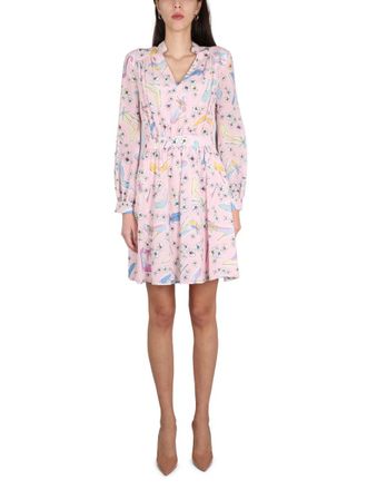 Moschino Heels And Flowers Dress