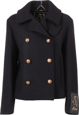 Sealup Teodora sailorjas met knopen - Zwart