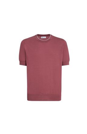 Brunello Cucinelli Cotton T-shirt in Coral at Nordstrom, Size 50 It