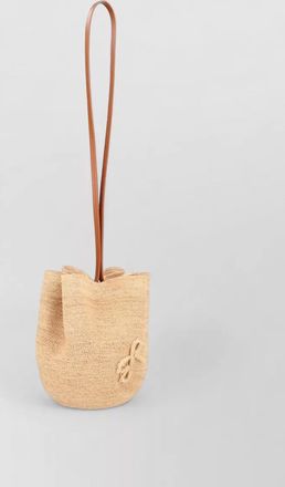 Ruslan Baginskiy bucket bag long strap woven texture