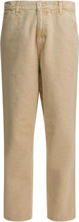 Carhartt Work in Progress Single Knee Pants - Heren - Regular Fit Jeans - Beige - W34 - Katoen - Jeans