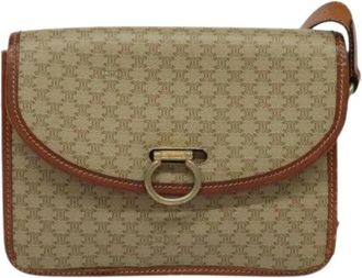 Celine Pre-owned Canvas Cross Body Bag - Dames - Vintage Schoudertas - Beige - ONE Size - Vintage