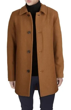 Cole Haan Wool Blend Plush Car Coat in Camel at Nordstrom Rack, Size Xx-Large