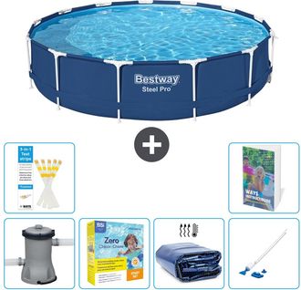 Bestway Piscina Bestway Steel Pro Redonda - 396x84 Cm - 7-piezas S196