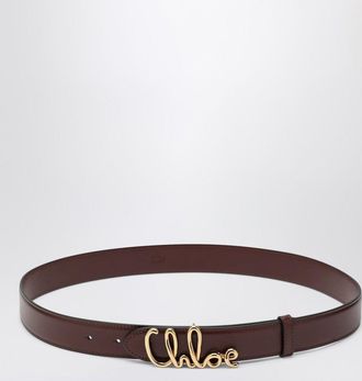Chloé Brown The Chloé Iconic Belt