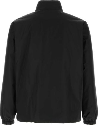 Jil Sander Mens Logo Jacket Black Polyester