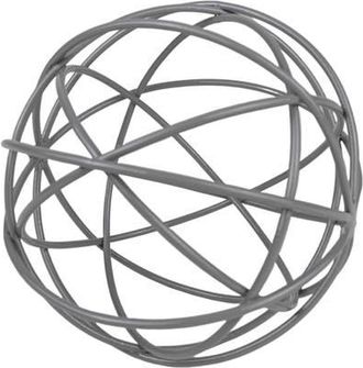 Foreside Home And Garden Gray Metal Orb Decorative Ball at Nordstrom