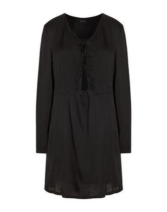 8 by YOOX CUT-OUT FRONT L/SLEEVE MINI DRESS