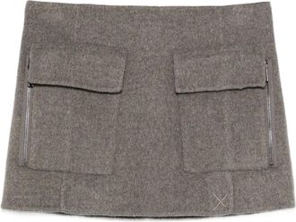 P.A.R.O.S.H. Minigonna con tasche - Marrone