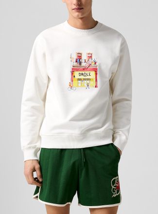 Dr&ocirc;le de Monsieur Mens Dr&ocirc;le Caf&eacute; sweatshirt