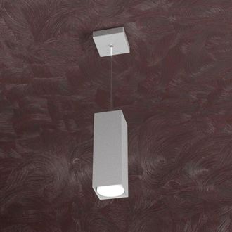 Top-Light Sospensione Moderna Area Metallo Grigio 1 Luce Gx53 25Cm